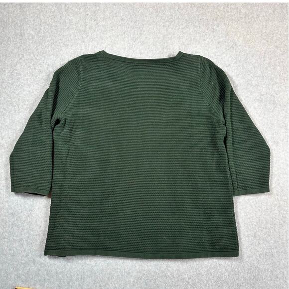 COS Sweater Women's Forest Green Size Large - Picture 2 of 4